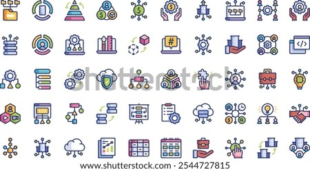 Enterprise architecture icons High-Quality Vector Icons Collection with Editable Stroke. Ideal for Professional and Creative Projects.