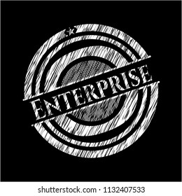 Enterprise chalkboard emblem