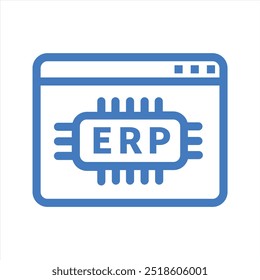 ícone vetores erp empresariais arquivo eps