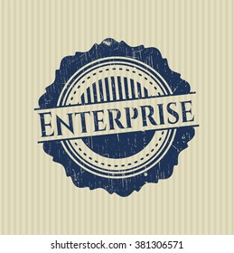 Enterprise grunge stamp