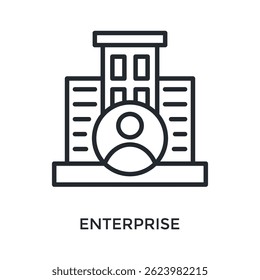 Estilo De Estrutura De Tópicos De Ícone Empresarial. Ilustração De Vetor Para Design Gráfico