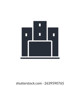 enterprise icon. vector.Editable stroke.linear style sign for use web design,logo.Symbol illustration.