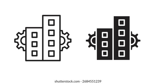 Conjunto de símbolos de símbolo de símbolo de símbolo de logotipo simples para ícones corporativos