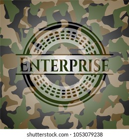 Enterprise on camo pattern
