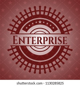 Enterprise red emblem