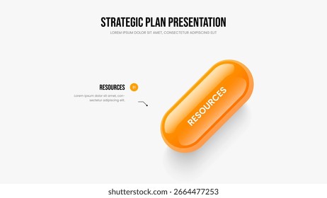 Ilustração de Vetor de Design de Slide de Relatório Empresarial. Visualização do produto 1 Opção Diagrama Quadro Layout. Modelo de apresentação de slides infográfico de inovação da empresa um elemento.