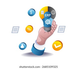 sistema de planejamento de recursos empresariais para gerenciamento de negócios