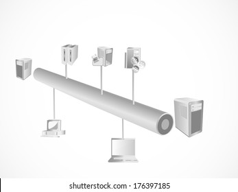 Enterprise Service Bus and System integration and it represents the integration of various legacy, web, file, and database systems or applications and connected through a service ring
