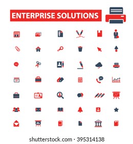 enterprise solutions icons
