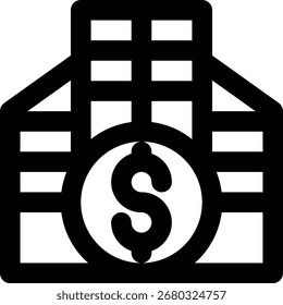 Ícone de Valor Empresarial, Empresa, Estrutura de Tópicos de Valor