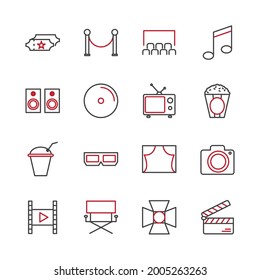 entertaiment set icon, isolated entertaiment set sign icon, vector illustration