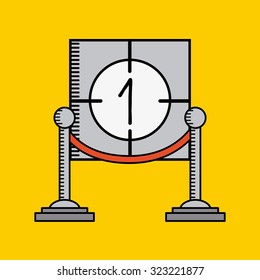 entertaining movie design, vector illustration eps10 graphic 