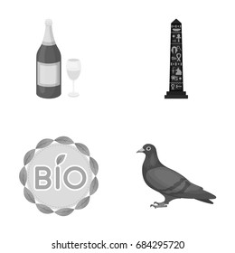 entertainment, advertising, mail and other monochrome icon in cartoon style.postal, tourism, wedding icons in set collection.