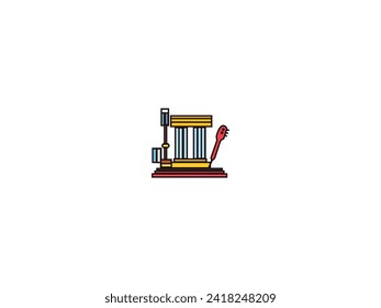 Entertainment The Arts Outline icon collection Vector design