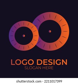 Entertainment circle logo design concept
