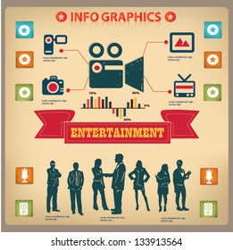 Entertainment graphics design,vector