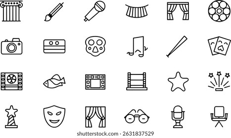 entertainment icon set entertainment and arts ico (3).eps
