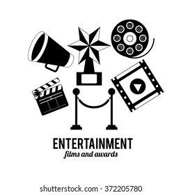 entertainment icons design 