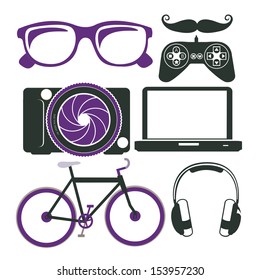 entertainment icons over colorful background vector illustration 