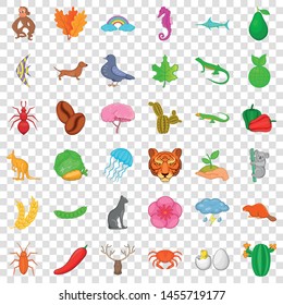 Entertainment icons set. Cartoon style of 36 entertainment vector icons for web for any design