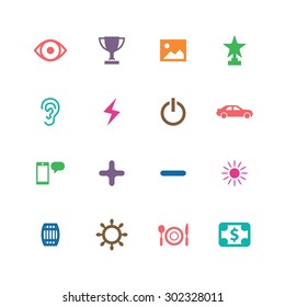 entertainment icons universal set for web and mobile