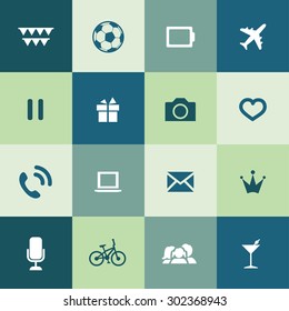 entertainment icons universal set for web and mobile
