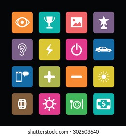 entertainment icons universal set for web and mobile