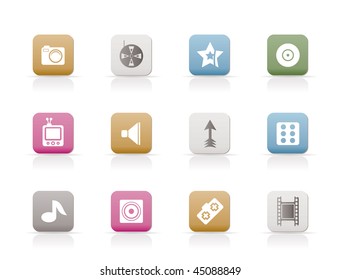 Entertainment Icons - Vector Icon Set