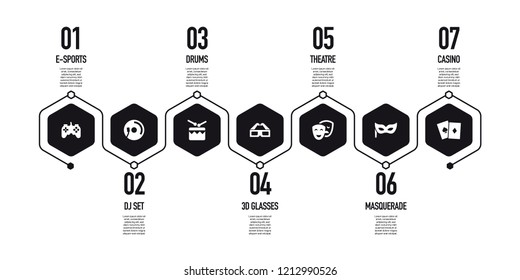 ENTERTAINMENT INFOGRAPHIC CONCEPT