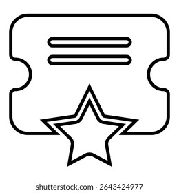 Entertainment line icon design. Entertainment thin black outline symbol vector illustration. editable stroke icon on transparent background.