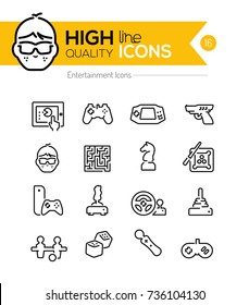 Icons der Unterhaltungszeile