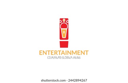 Entertainment logo icon, vector graphic illustration,