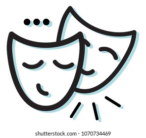 Entertainment Mask Icon 