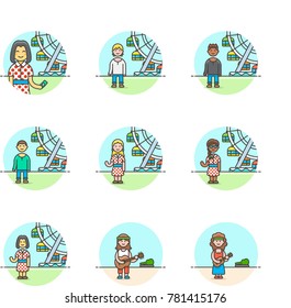 Entertainment- Multicolor Icon Set