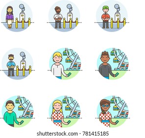 Entertainment- Multicolor Icon Set