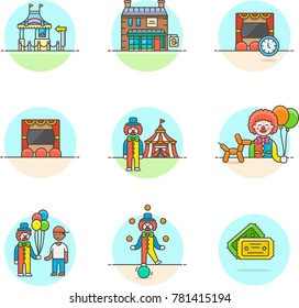 Entertainment- Multicolor Icon Set