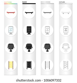 Entertainment, park, ecology and other web icon in cartoon style.Cloth, recreation, sports icons in set collection.