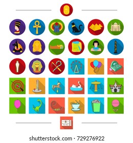 Entertainment, tourism, history and other web icon in cartoon style. Ball, ticket, ecology icons in set collection.