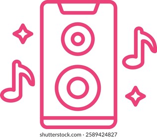 Entertainment vector icon. Can be used for printing, mobile and web applications.