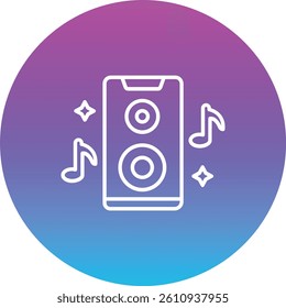 Entertainment vector icon. Can be used for printing, mobile and web applications.