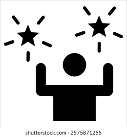 Enthusiasm Icon Element For Design