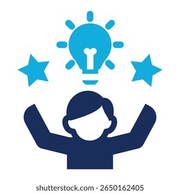 Enthusiasm Icon Element For Design
