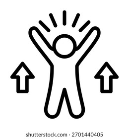 Elemento De Ícone De Entusiasmo Para Design E Vetor