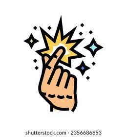 enthusiasm spark succes challenge color icon vector. enthusiasm spark succes challenge sign. isolated symbol illustration