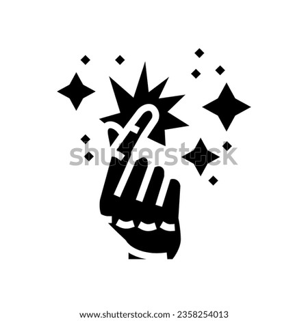 enthusiasm spark succes challenge glyph icon vector. enthusiasm spark succes challenge sign. isolated symbol illustration