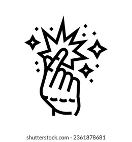 enthusiasm spark succes challenge line icon vector. enthusiasm spark succes challenge sign. isolated contour symbol black illustration