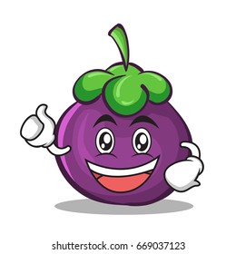 Enthusiastic mangiest character cartoon style vector art