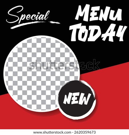 Enticing Culinary Invitation, Special Menu Announcement for Today's New Dishes