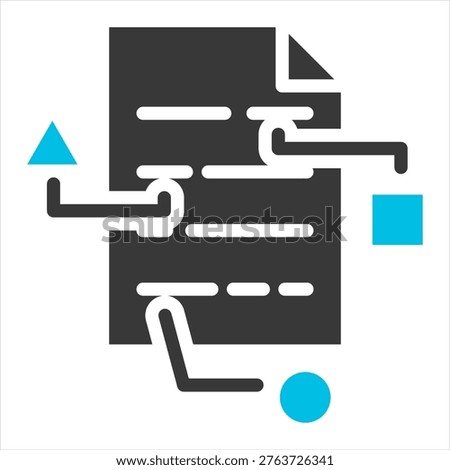 Entity Recognition Glyph Color Single Icon