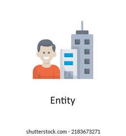 Entity vector flat Icon Design illustration. Miscellaneous Symbol on White background EPS 10 File